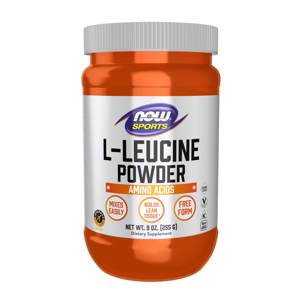 Now Foods Sport Nutrition, L- Leucin Powder, Builds Lean Tissue *, Aminosyrer, 9 -Ounce
