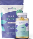 Bari Life Just One, En gang daglig Bariatric Multivitamin med jern (30 tabletter) og BariBurst Calcium Citrate Soft Chews for Gastric Bypass, Gastric Sleeve og Duodenal Switch (Sour Grape)