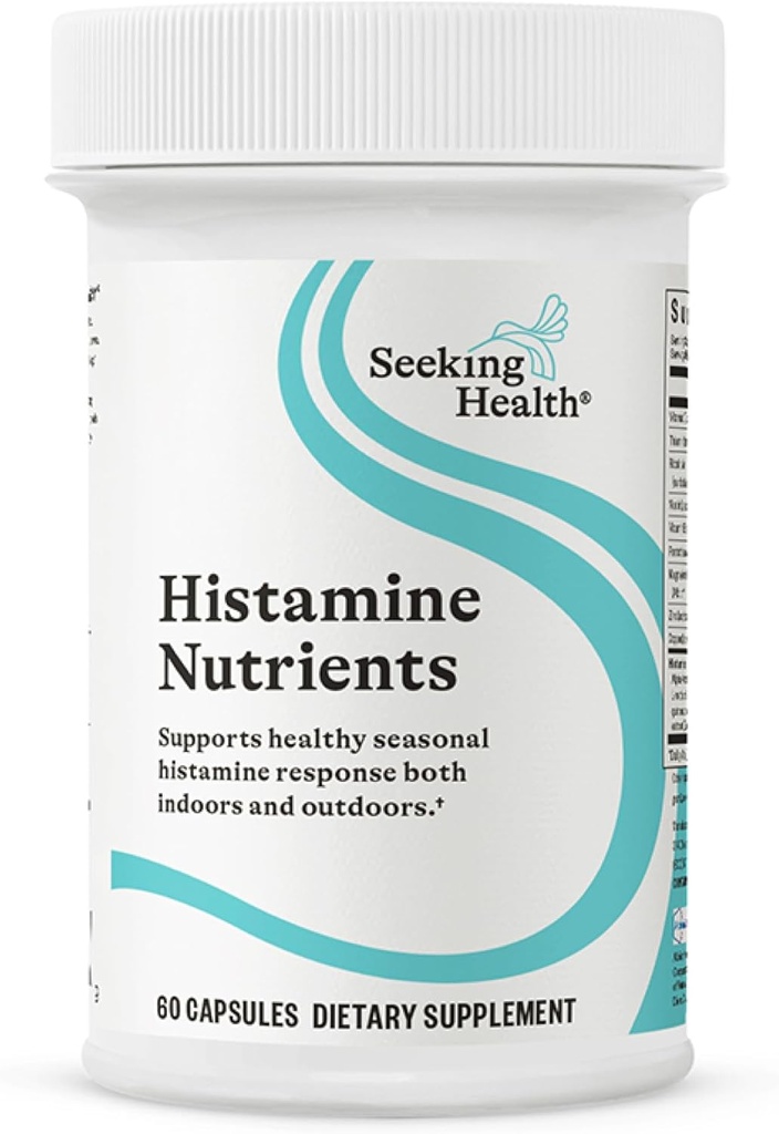 Søg Health Histamin Nutrients, Tidligere Histamin Block Plus, DAO Enzyme supplement for Histamin Food Intolerance, Understøtter GI og fordøjelsessygdomme (60 kapsler) *