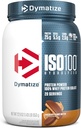 Dymatisere ISO100 Whey Protein Powder Isolate, Chokolade Peanut Butter, 25g protein, 5,5g BCAA, mindre end 120 Cal., Gluten Free, 1g fedt, 1g sukker, 2g Carb (20 Servere)
