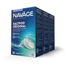 Navage SaltPod Bundle 3 30- pakker (90 SaltPods) - Navage Salt Pod Repills Kun - Udelukkende designet til Navage Nasal Vanding System - Sinus Rinse og Saline Pods til hurtig og beroligende Relief