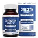 Quercetin Complete ® Quercetin Phytosome med 50X Højere Absorption, Klinisk Proven & Patenteret Quercefit - Den mest effektive form af Quercetin - Forbedret med Bromelain, Zink & C-vitamin (60 kapsler)