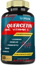 Quercetin Extract Kapsler - Blend Elderberry, Bromelain, Ingefær, Stinging Nettle, Echinacea, Black Pepper and More - 60 Kapsler, 2 Måneders Supply
