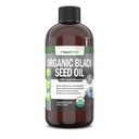 Organic Black Seed Oil - USDA Certified Organic Black Cumin Seed Oil Liquid - High Thymoquinone Content - Non-GMO og Cold- Pressed - Rich Source of OMEG- 6 & OMEG- 9 Fedtsyrer - 8 Oz