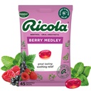 Ricola Berry Medley Throat Drops, 45 Greve, Lækker Throat Relief & Care, Oral anestisk, naturligt tilsat smag