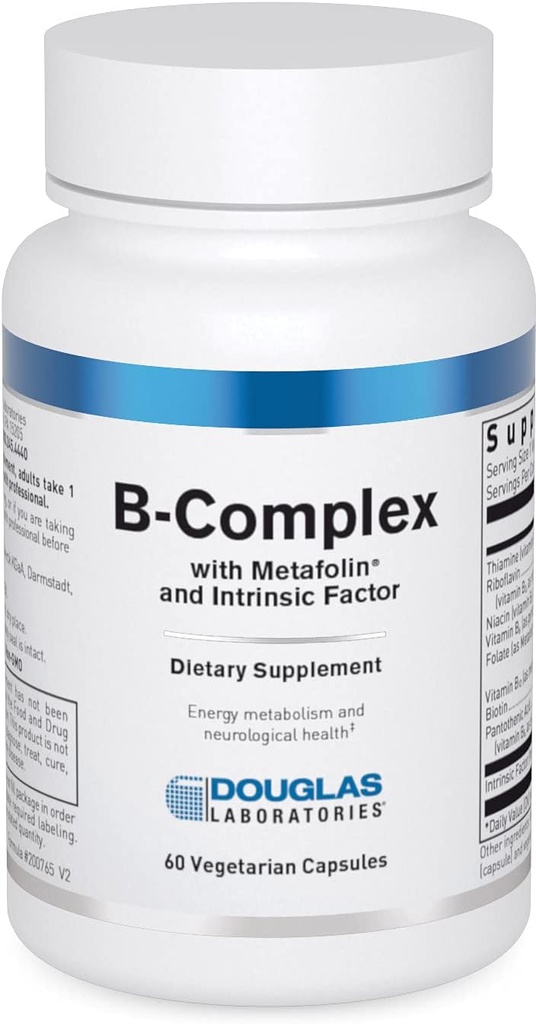 Douglas Laboratories B- Complex w / Metafolin Note 124; Omfattende B supplement til støtte blodceller, Hormon, og Nervesystemet *