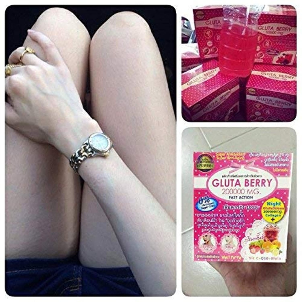 200000 mg Drik Punch Whitening Skin Hurtig handling 10pcs. / Box.