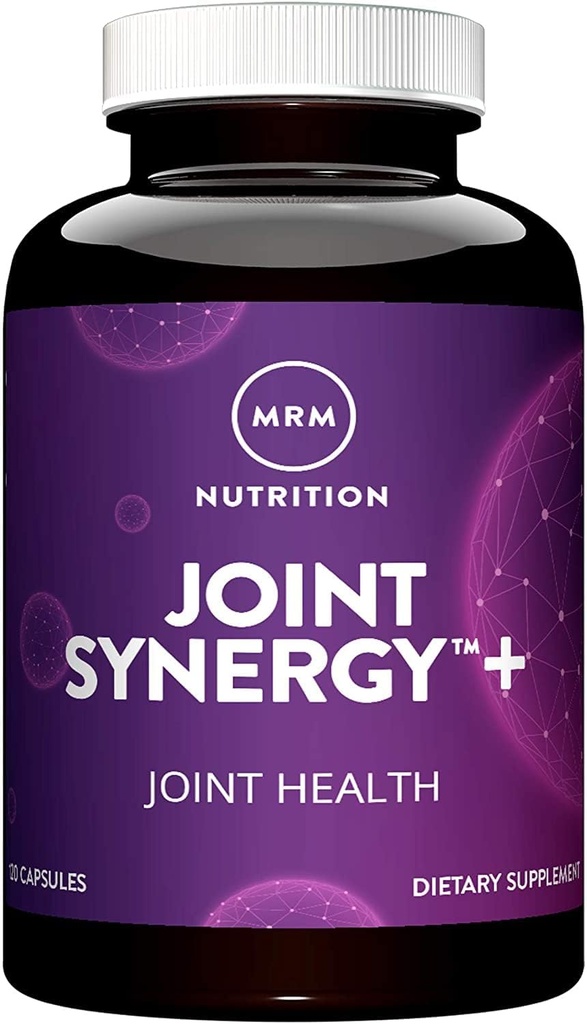 MRM Nutrition Joint Synergy ™ + - 124; Joint Health Years 124; med Theracurcumin ® - 124; Gluten- Free Years 124; 120 Kapsler