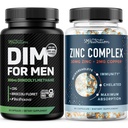 Testosteron Zinkkompleks & 300mg DIM supplement til mænd for østrogen Metabolisme og Testosteron support