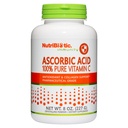 NutriBiotic Ascorbic Acid C-vitamin Powder, 8 Oz MSD 124; Pharmaceutical Grade L- Ascorbic Acid, 2000 Mg Per Serving MSD 124; Essential Immunation & Antioxidant Collagen Support Supplement 124; Vegan, Gluten & GMO Free