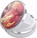 Nipichsha Pill Box, Lille Pill sag for purse & Pocket, Cute Travel Medicine Organizer, Portable Medicine Container Holder til at holde vitaminer, Medicin, Fish Oil & Kosttilskud, Red Marble