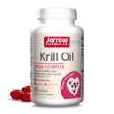 Jarrow Formulas Krill Oil - Phospholipid Omega-3 Complex med Astaxanthin - 60 Softgels - 30 Servere - Understøtter Lipid Management, Metabolisme, Brain & Heart Health - EPA & DHA - Gluten Free - Non- GMO