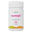 USANA Usæbes Multivitamin til børn - daglige tyggetabletter med vitaminer A, C, D, E, B6, B12, zink, jern - understøtter immunforsvar, ben & hjerne sundhed - essentielle næringsstoffer for alderen 2-12-56 tabletter