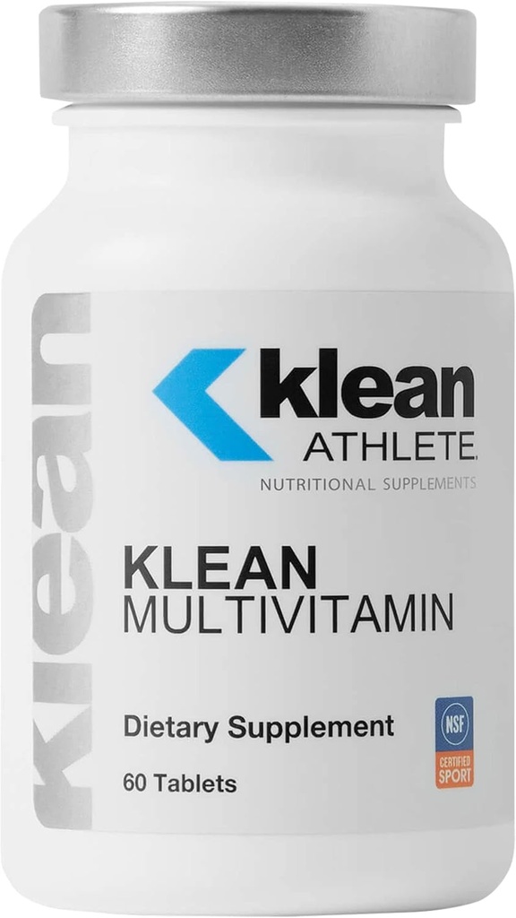 Klean Atlete Klean Multivitamin - Essential Nutrients & Antioxidants for Optimal Health - NSF Certified for Sport - 60 tabletter