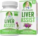 Best Liver Supplements with Milk Thistle - Organic Liver Cleanse Detox & Cleanse - Liver Support for Men and Women - Liver Detox Cleanse Repair - 120 Capsules by Dr. Danielle