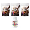 BariatricPal 90-Day Bariatric Vitamin Bundle (Multivitamin ONE 1 per Day! Capsule with 45mg Iron and Calcium Citrate Soft Chews 500mg with Probiotics - Belgian Chocolate Caramel)
