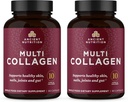 Ancient Nutrition Collagen Peptider Kapsler Supplement, Hydrolyzed Collagen piller til kvinder & mænd, understøtter sund hud & negle, Gut sundhed & fælles støtte, Shrink- indpakket 90 Grev Bundle (2 Pack)