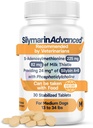 Levertilskud til mellemstore hunde - Mælketidsel til hunde Leverstøtte med S- Adenosylmethionin (samme) & Silybin - 30 tabletter