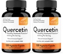 Sandhu 's Quercetin Vegetarian Capsules Supplements 120 Count (pakke med 2)