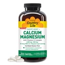 Country Life Target- Mins Calcium Magnesium med vitamin D- Complex, 1000mg / 500mg / 10mcg, 360 Vegan kapsler, Certified Gluten Free, Certified Vegan, Verified Non- GMO verified...
