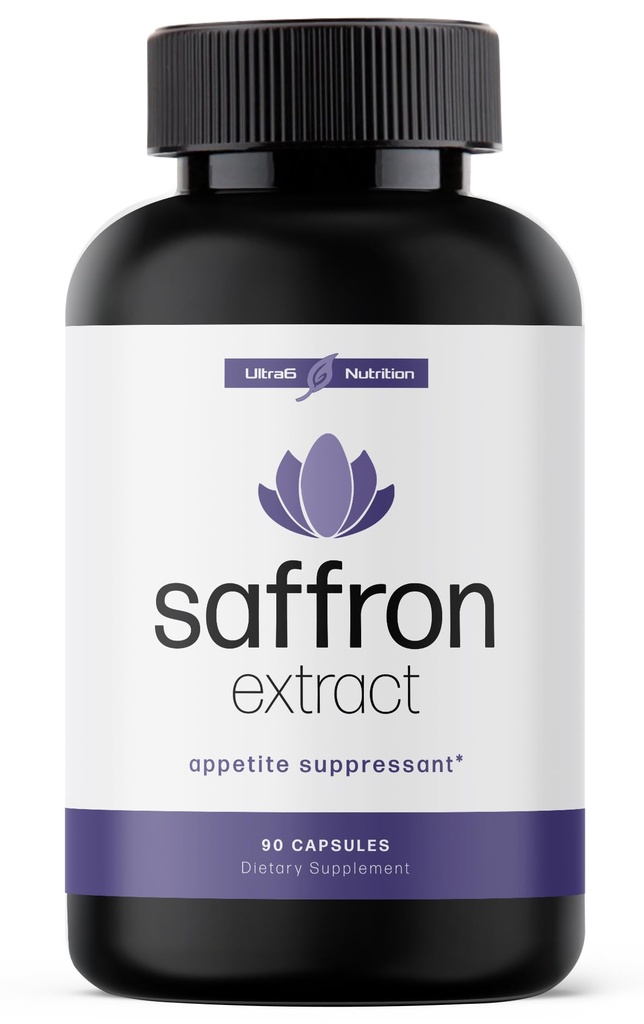 Pure Saffron Extract - Appetite Suppressant for vægttab kvinder & mænd - Natural Hunger & Craving Control Supplement - Saffron Kosttilskud til energi & mad Lift - 90 kapsler - Made in USA