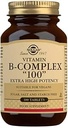 Solgar B- Complex 100 "- 100 tabletter - Energi Metabolisme, Kardiovaskulær sundhed, Nervesystemet Support - Non-GMO, Vegan, Gluten Free - 100 Servere