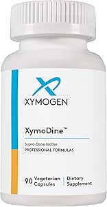 XYMOGEN XymoDine Iodine Supplement - High Potency Iodine 12.5 g to Support Healthy Synthesis of Thyroid Hormones (90 Vegetarian Capsules)
