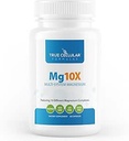 Mg10X Multi- System Magnesium- 124; tillæg til støttesøvn - 60 Kapsler - 124; Forstærket søvn, immunsystem & Metabolisk support; 124; Inkluderer Magnesium Glycinat, Citrate og mere