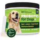 Pet ultimates Probiotika til hunde - 22-Arts Hund Probiotika til fordøjelsesstøtte & Antibiotika Inddrivelse - Hud og Coat supplement, Forbedrer Vitality - Hund Health Supplies (1 pakke)