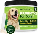 Pet ultimates Probiotika til hunde - 22-Arts Hund Probiotika til fordøjelsesstøtte & Antibiotika Inddrivelse - Hud og Coat supplement, Forbedrer Vitality - Hund Health Supplies (1 pakke)
