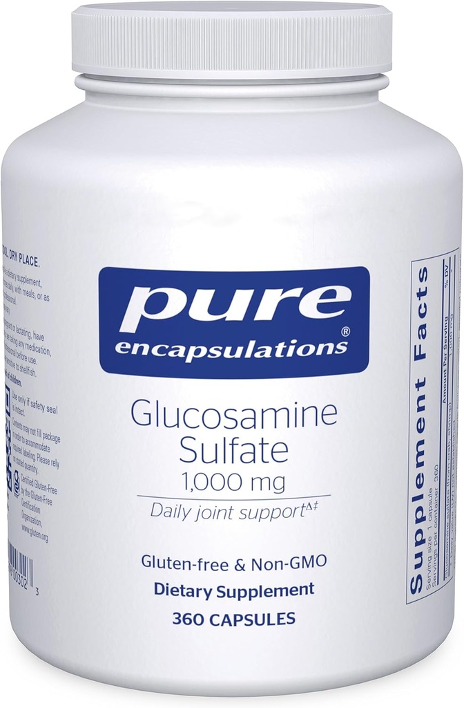 Ren indkapsling Glucosamin Sulfate 1000 mg 1. 000 mg 1. 000; supplement til fælles støtte og mobilitet, brusk sundhed, og Connective Tissue *