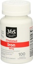 365 by Whole Foods Market, Iron Chelated 18Mg, 100 Veg Capsules (Pack of 2)