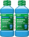 Grundlæggende Care Electrolyte Solution Advantage Care med PreVital Prebiotics, Blå Hindbær, Designet til at hjælpe med at forebygge dehydrering, Erstatter Electrolytes, Fluid og zink, 33.8 fl oz (Pack of 2)
