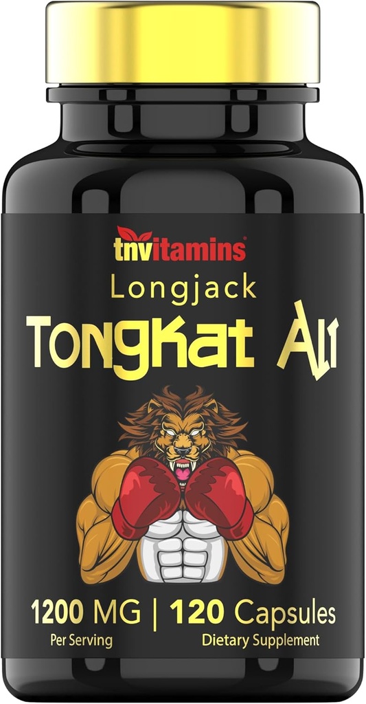 Tongkat Ali for mænd: 1200 mg x 120 Kapsler er 124; også kendt som Longjack Root er 124; 100% All- Natural & Ultra Potent Tongkat Ali Supplement 124; Energi, Power, Styrke, Atletisk ydeevne, & Sport Nutrition