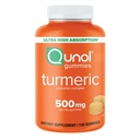 Qunol gurkemeje Gummy, Gummy med 500mg gurkemeje, fælles supporttillæg, Ultra High Absorption Tumerisk curcumin, Vegan, Gluten Free, 2 Måned Supply, 120 Greve
