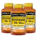 MASON NATURAL Pebermynte Oil 50 mg Enteric Coated Supplement, 270 dages levering af Gastrointestinal støtte til normalt fungerende tarm, Softgel piller