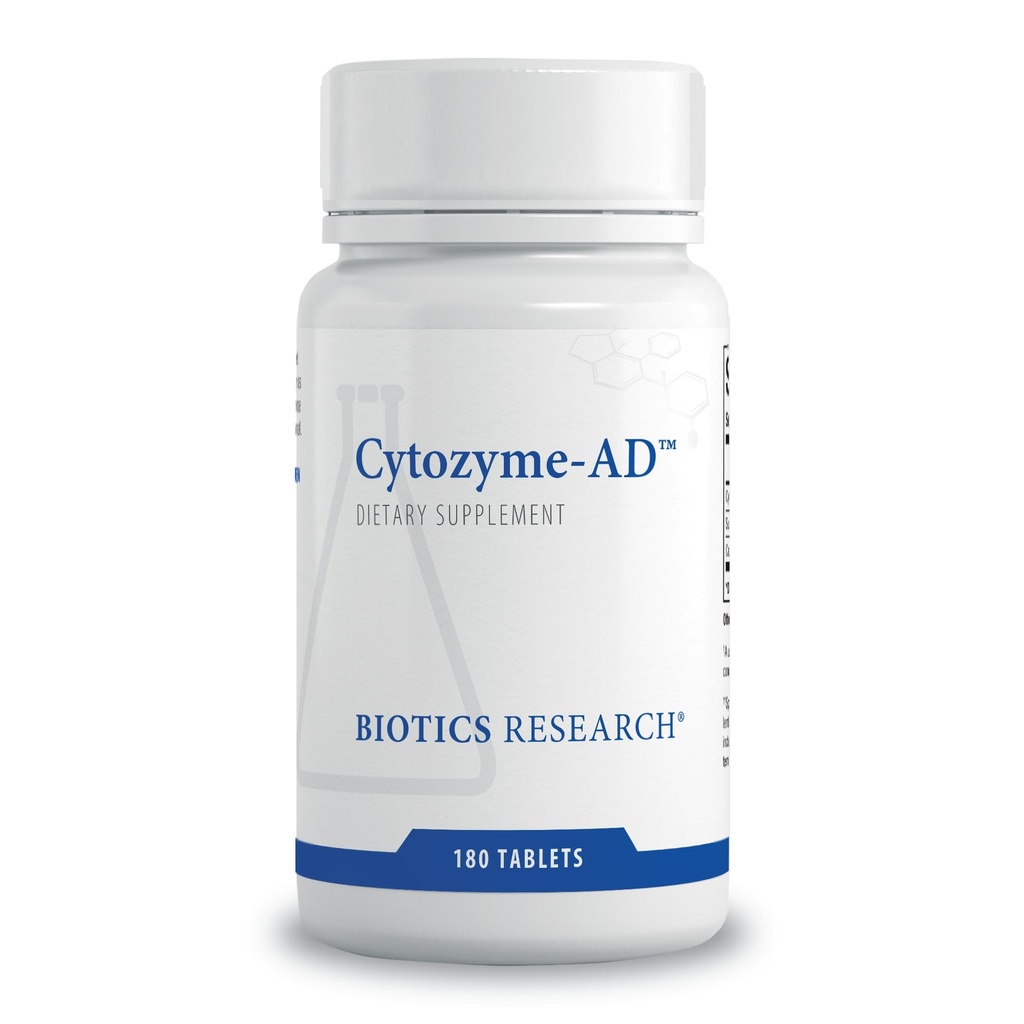 Bioteknologi Forskning Cytozyme- AD ™ Adrenal Support for Kvinder & Men- Understøtter sund binyrefunktion, Normale energiniveauer & Samlet velvære & fremmer rolig - 180 tabletter