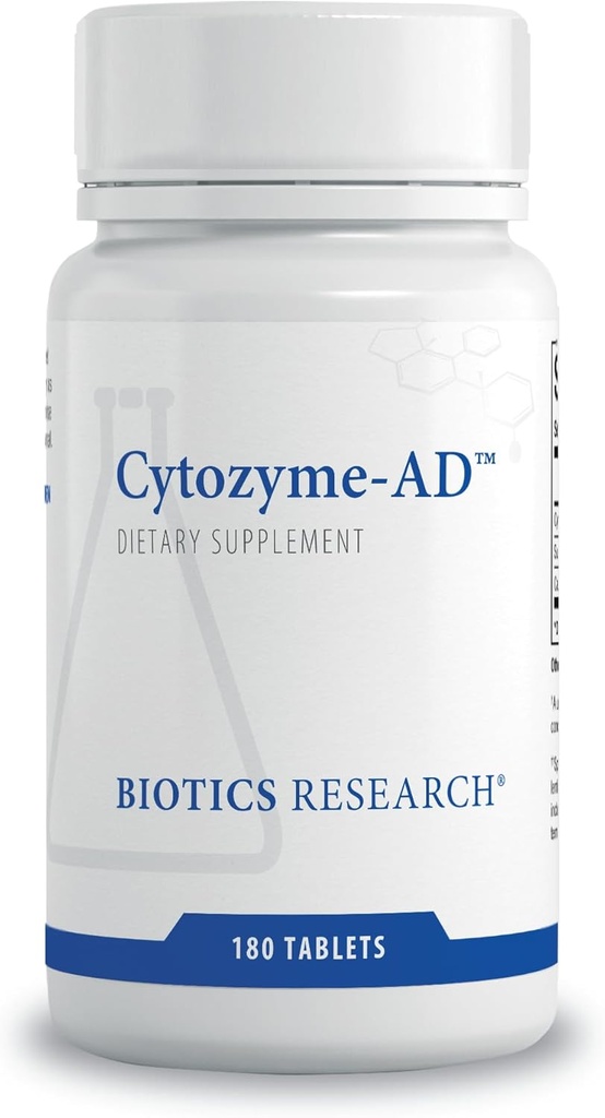 Bioteknologi Forskning Cytozyme- AD ™ Adrenal Support for Kvinder & Men- Understøtter sund binyrefunktion, Normale energiniveauer & Samlet velvære & fremmer rolig - 180 tabletter