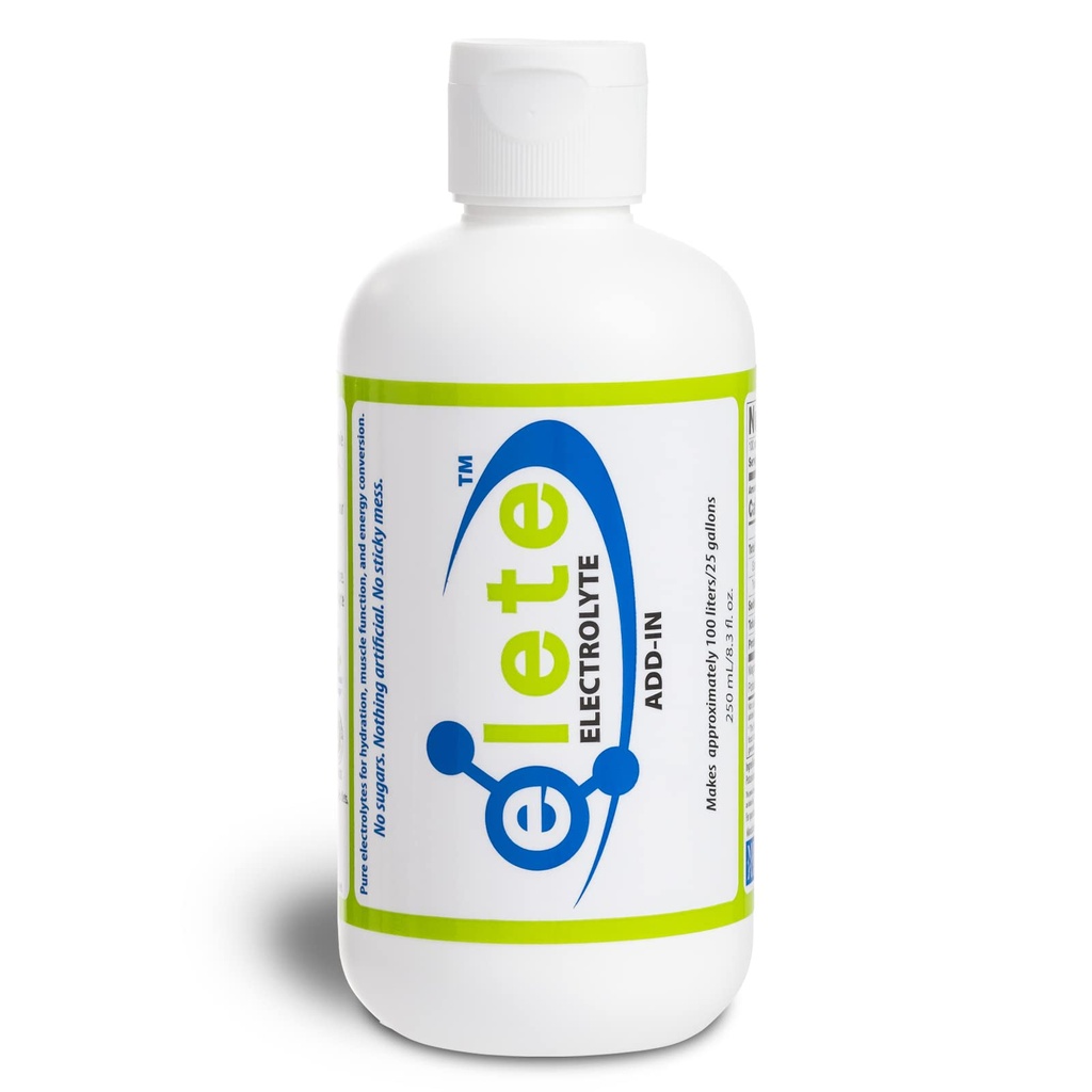 elete Electrolyte Add- in Hydration Drops Deponering 124; Natrium, Magnesium, Kalium & Trace Minorities