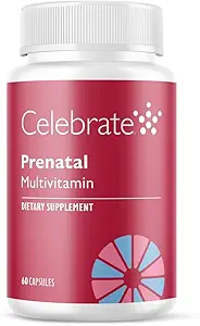 Fejre vitaminer Bariatric Prenatal Multivitamin kapsler med folat (folinsyre), vitamin A, jern, jod, og cholin, for Roux en Y og Sleeve Gastrectomy Patienter, 60 Tæl