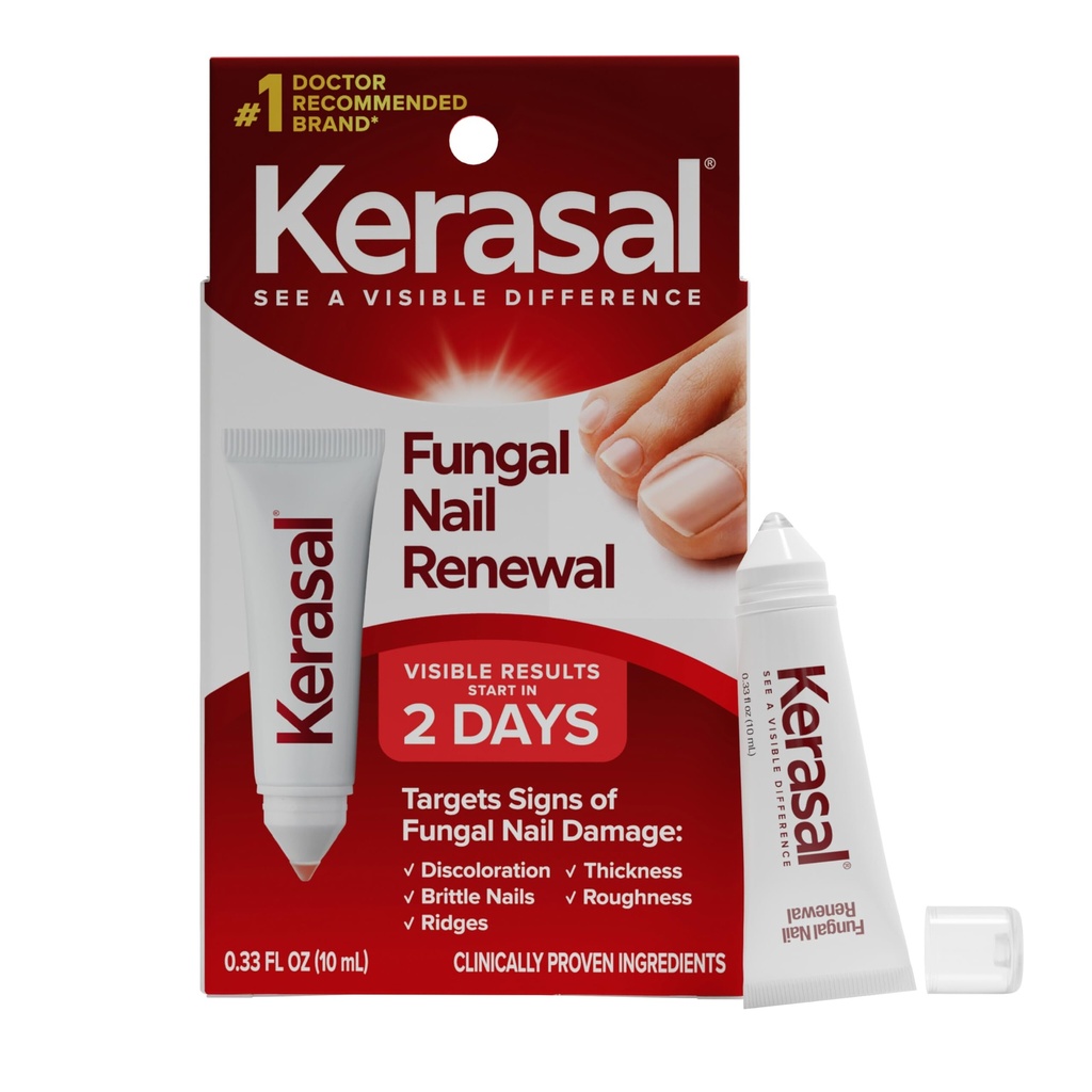 Kerasal Nail svamp ekstra styrke ekskl. 124; genoprettende søm Reparation for beskadigede negle, 0,33 fl oz (Packaging May Vary)