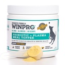 WINPRO Hund Probiotiske Powder Meal Topper, Spray Tørret plasma med Prebiotika og Probiotika til fordøjelsesstøtte og Gut Sundhed for hunde, Alle racer, Age, og størrelser, 60 Scoops, Made in USA