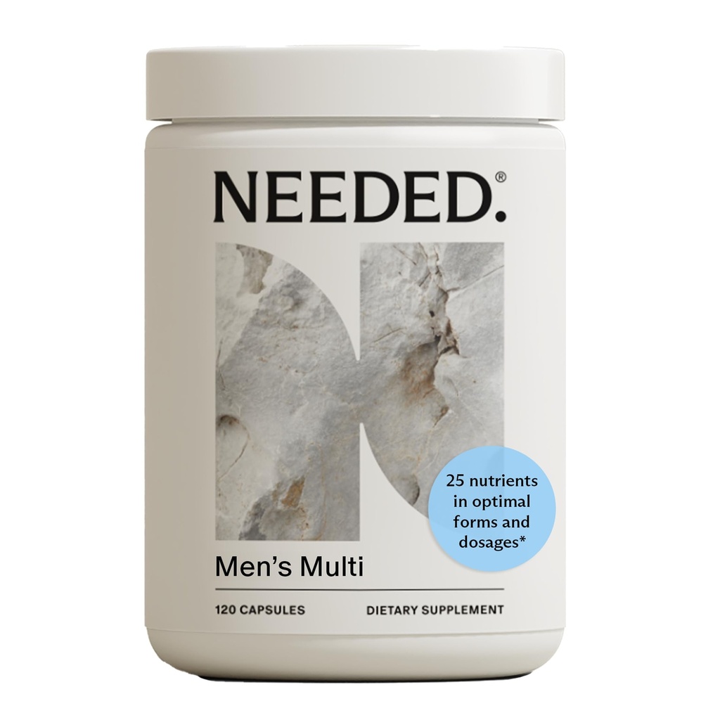 Det var nødvendigt. Multivitamin til mænd - 25 optimale næringsstoffer til fertilitet & mænds sundhed - Herre Multivitamin med vitamin D3 2000IE, B12 Vitaminer, 200 MCG Selenium - Mænds Fertilitet Supplement, 30 dages forsyning