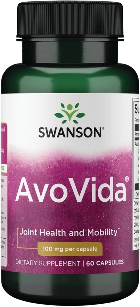 Swanson Avovida 100 milligram 60 kapsler