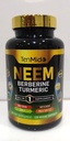 Neem Leaf supplement - 8in1 Formel - Kombiner med berberine, gurkemeje, Holy Basil, Amla, Artiskoke, Milk Thistle, og Black Pepper - immunforsvar - 120 kapsler til 4 måneder levering