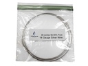 Pure Sølv Generator Wires - 9999 Sølv Elektroder - Pre-Cut 48 -Tommer 14 Gauge Wires - Fits LifeForce Generatorer
