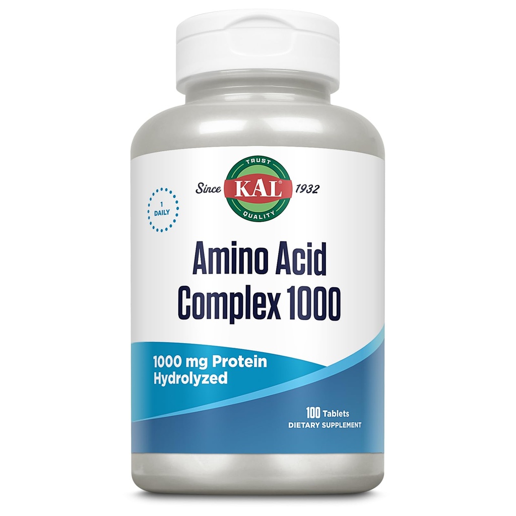 KAL Aminosyre Complex Tablets, 1000 mg, 100 Tæl