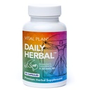 Vital Plan Daily Herbal Supplement af Dr. Bill Rawls - Herbal Immunity Booster for immunforsvar, Microbiome Balance & Cell Health - Reishi Mushroom, Gurkemeje & Rhodiola