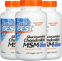 Doctor 's BEST, (3 Pack Glucosamin Chondroitin MSM med OptiMSM, 240 Veggie Caps