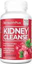 Health Plus Advanced Kidney Cleanse with Cranberry Extract, Turmeric Root and CoQ10, Helps Support Healthy Kidney Function & Urinary Tract Wellness, 60 Capsules